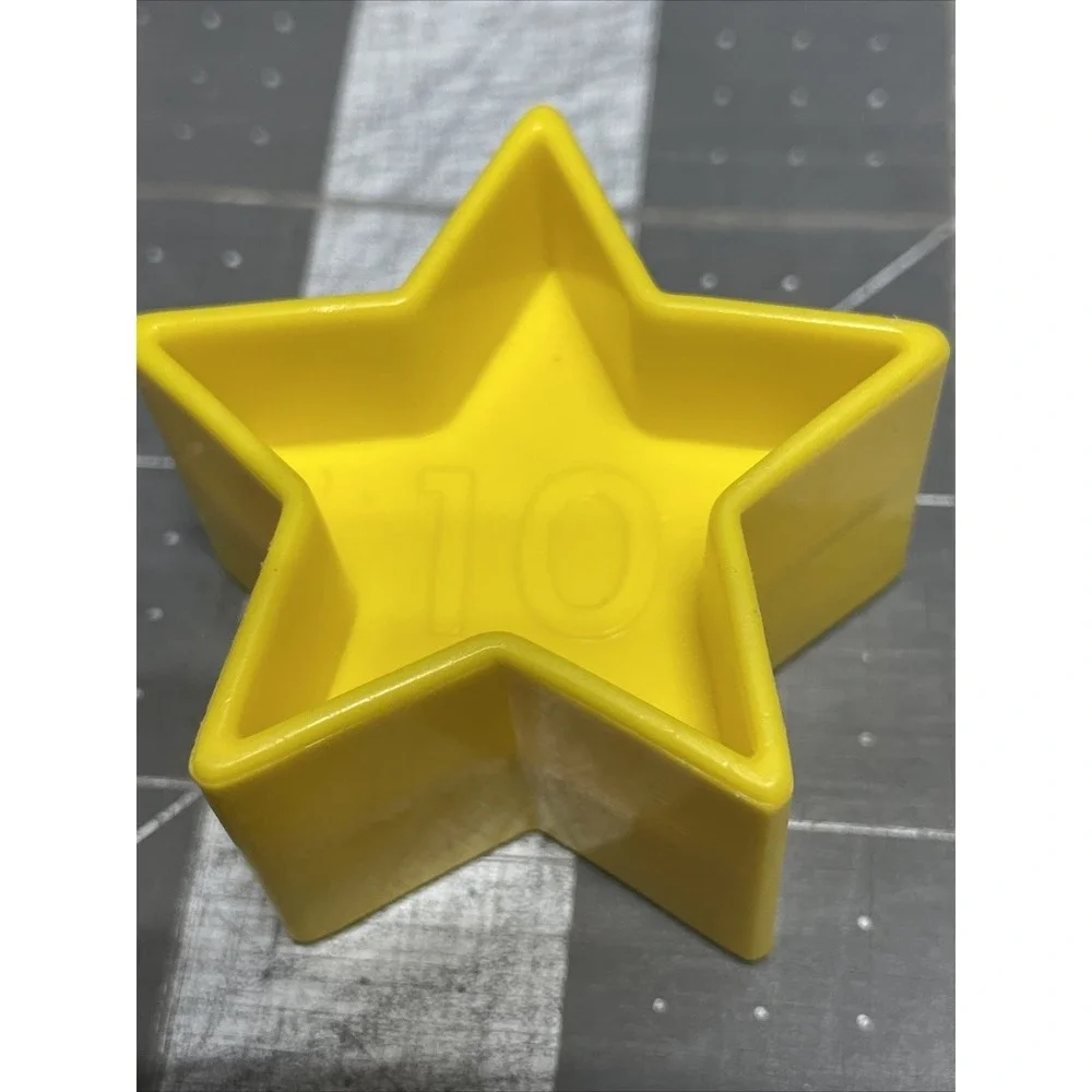 Tupperware TUPPERTOYS Shape‎ O Ball Sorter Toy Replacement Piece NINE #10 STAR